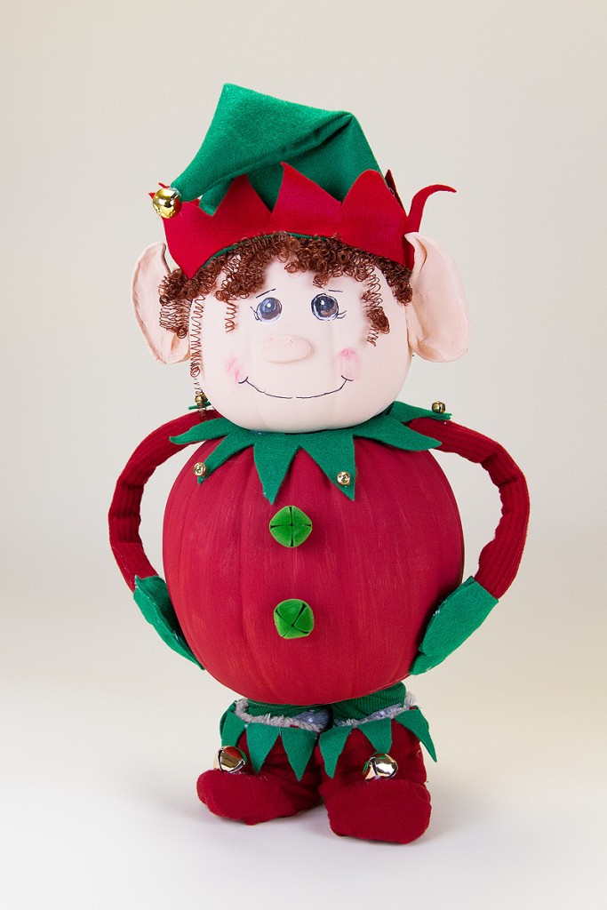 Christmas Elf Pumpkin